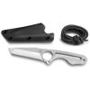 TB Outdoor S-Neck French Army Fixed Blade Knife Tanto 3" Black