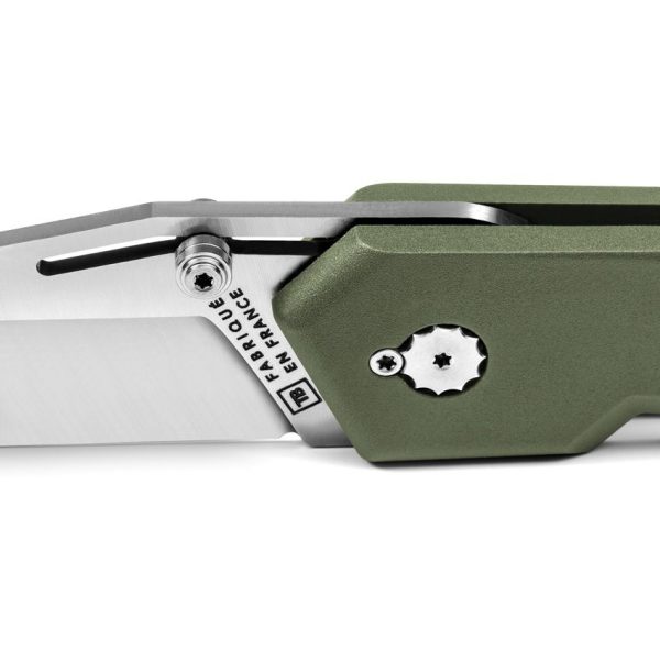 TB Outdoor Unboxer EDC Folder 3" Nitrox Steel Green Folding Knife