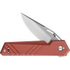 TB Outdoor Unboxer EDC Folding Knife 3" Nitrox Steel Red Handle