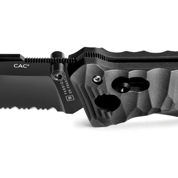 TB Outdoor C.A.C. Utility Axis Lock Folding Knife Black Nitrox