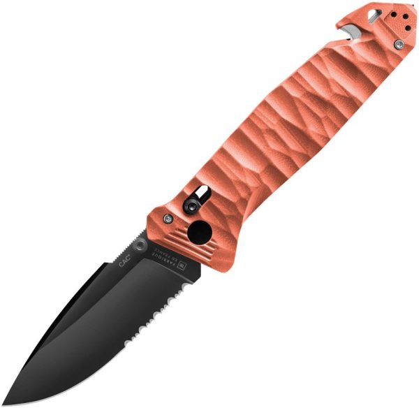 TB Outdoor C.A.C. S200 Axis Lock Folding Knife Coral G10