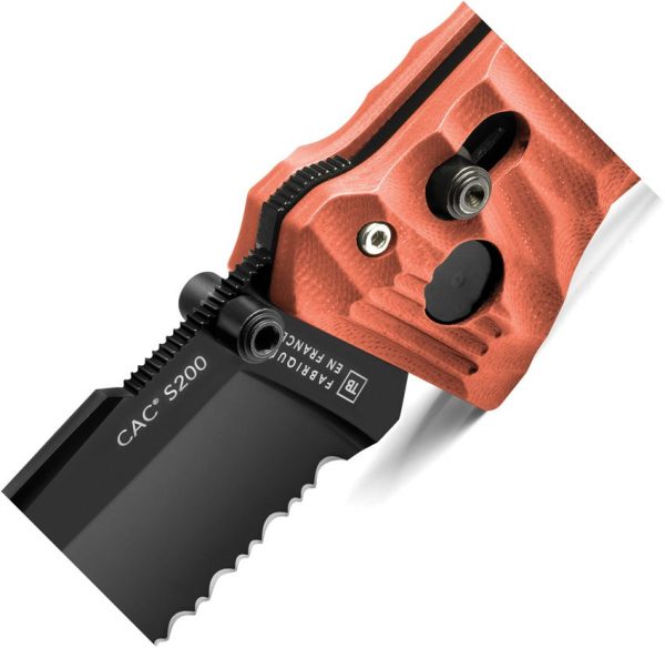 TB Outdoor C.A.C. S200 Axis Lock Folding Knife Coral G10