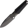 TB Outdoor Impact 127 PVD Black Fixed Blade Knife 1.4528 Steel
