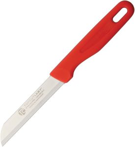 Top Cutlery Paring Knife Micro Serrated Red