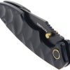 Defcon Linerlock Black/Gold Folding Knife 14C28N Sandvik Steel