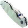 Defcon Linerlock Jade Folding Knife 14C28N Stainless Steel