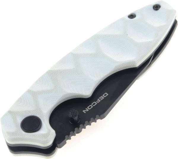 Defcon Linerlock Jade Folding Knife 14C28N Stainless Steel