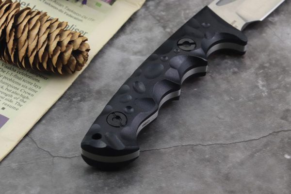 Defcon Tactical Fixed Blade D2 Steel Black G10 Handle Kydex