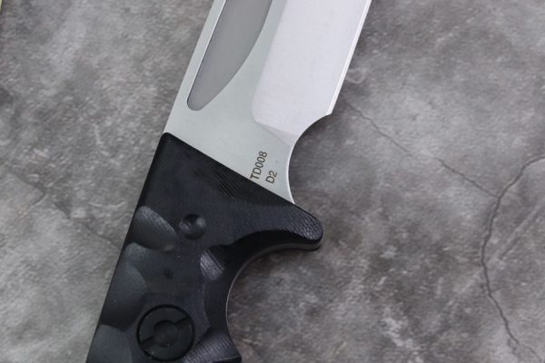 Defcon Tactical Fixed Blade D2 Steel Black G10 Handle Kydex