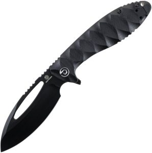 Defcon Tactical Linerlock Black 14C28N Folding Knife