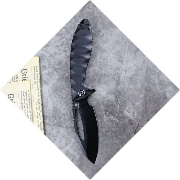 Defcon Tactical Linerlock Black 14C28N Folding Knife