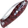 Defcon Tactical Linerlock Red 14C28N Stainless Folding Knife
