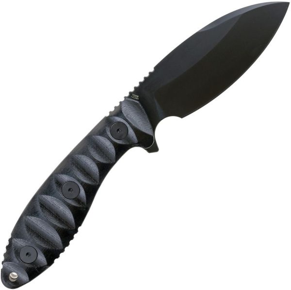 Defcon Tactical Fixed Blade 14C28N Sandvik Black G10 9"