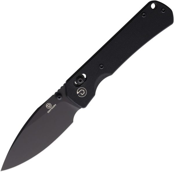 Defcon Ultra Lite Axis Lock Folding Knife 14C28N Black G10