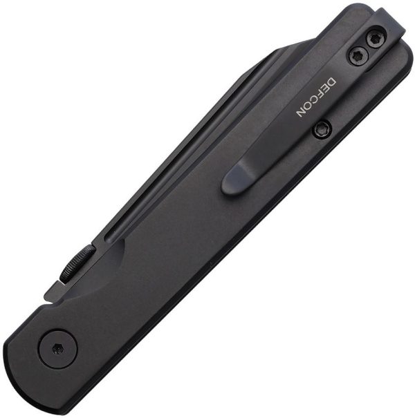 Defcon Operator Button Lock Black 14C28N Folding Knife