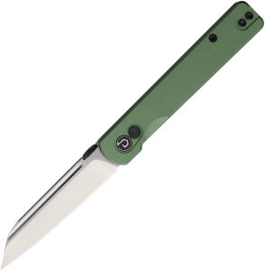 Defcon Operator Button Lock OD Green 14C28N Folding Knife