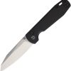 Defcon Tier 1 Button Lock Black Folding Knife 14C28N Sandvik