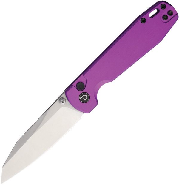 Defcon Tier 1 Button Lock Purple Aluminum Folding Knife