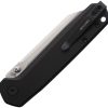 Defcon Tier 2 Button Lock Folding Knife 14C28N Sheepsfoot Black