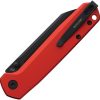 Defcon Tier 2 Button Lock Red Folding Knife 14C28N Sandvik