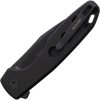Defcon Ghost Button Lock Black Folding Knife 14C28N Sheepsfoot
