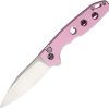 Defcon Ghost Button Lock Pink Aluminum Folding Knife