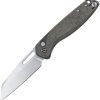Defcon Warhawk Button Lock Folding Knife 14C28N Sheepsfoot Black