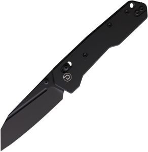Defcon Axis Lock Black Folding Knife 14C28N Sandvik Blade