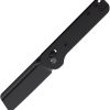Defcon Pivot Lock Black Folding Knife 14C28N Cleaver Blade