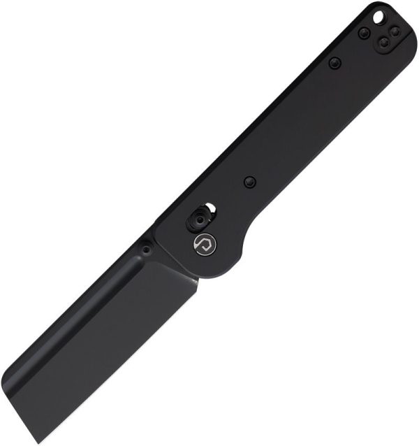 Defcon Pivot Lock Black Folding Knife 14C28N Cleaver Blade
