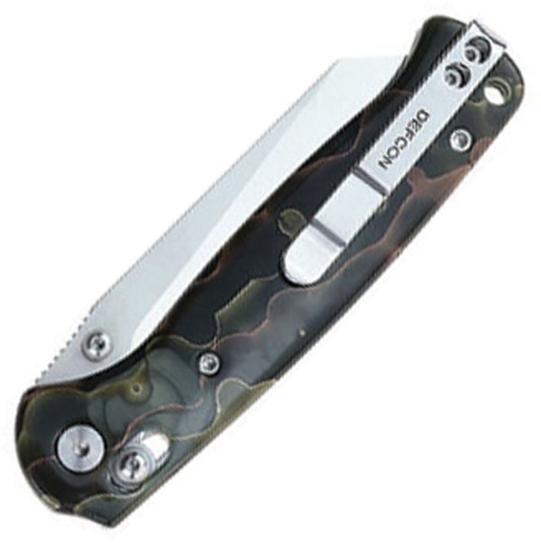 Defcon Artifact Axis Lock Folding Knife 14C28N Sandvik Black Copper