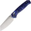 Defcon Artifact Axis Lock Blue Folding Knife 14C28N Sandvik Steel