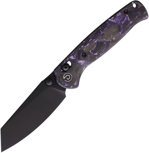 Defcon Artifact Axis Lock Purple Carbon Fiber Folding Knife