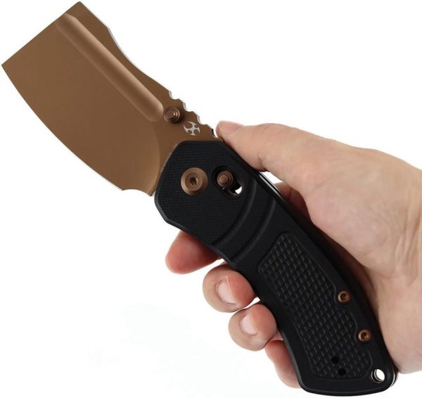 Kansept Korvid V Crossbar - Black G10 Rose Gold