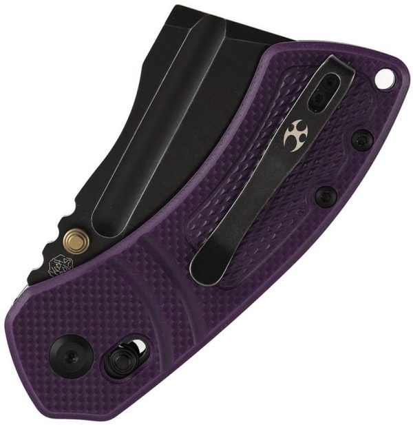 Kansept Korvid V Crossbar - Purple G10 BlackWash