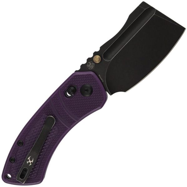 Kansept Korvid V Crossbar - Purple G10 BlackWash