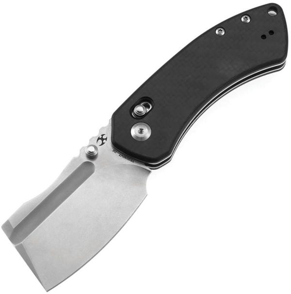 Kansept Korvid V Crossbar Lock Folding Knife - CF Handle