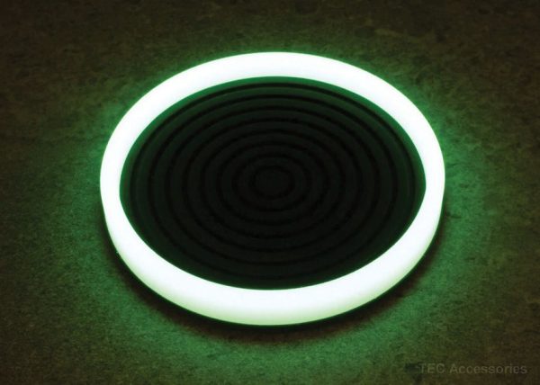 TEC Accessories Embrite LumaRing Coaster Green Glow