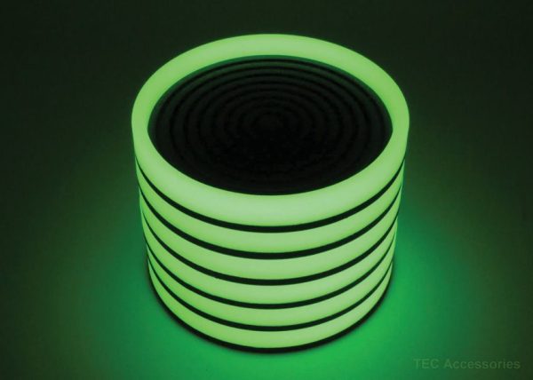 TEC Accessories Embrite LumaRing Coaster Green Glow