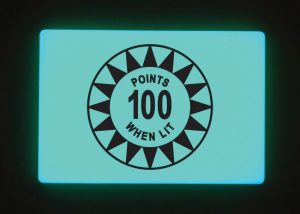 TEC Accessories Embrite BEACON Morale Patch Aqua Glow