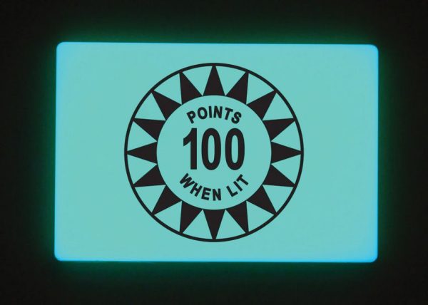 TEC Accessories Embrite BEACON Morale Patch Aqua Glow