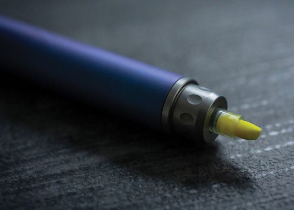 TEC Accessories Hi-MARKR Ti Blue Raspberry Tactical Pen EDC