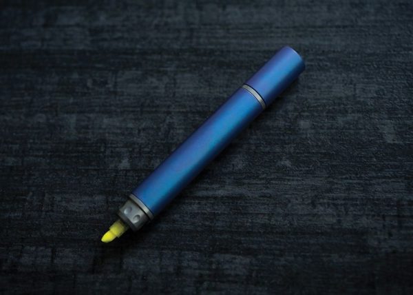 TEC Accessories Hi-MARKR Ti Blue Raspberry Tactical Pen EDC