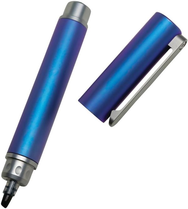 TECHMT02TBR.jpg TEC Accessories Hi-MARKR Ti Blue Raspberry Tactical Pen EDC