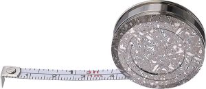 TECTT001BLK.jpg TEC Accessories Keychain Measuring Tape - Black Damascus Titanium