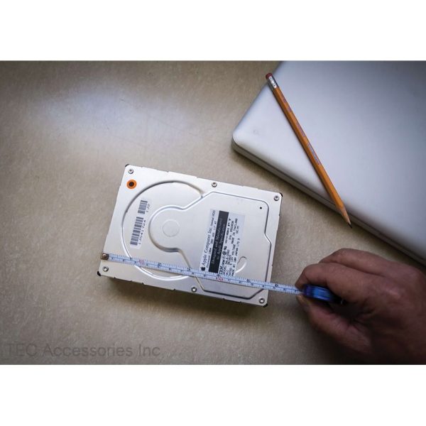 TECTT001BR_add_02.jpg TEC Accessories Keychain Measuring Tape Blue Titanium EDC