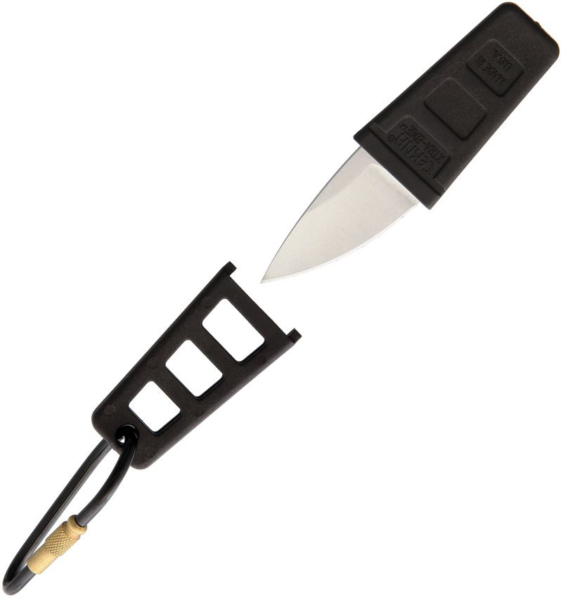 TEKXE.jpg Tekna Xtra Edge 1.5 Inch Fixed Blade Neck Knife w/ Sheath
