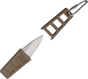 Tekna Xtra Edge Fixed Blade - Tan TEKNALON Handle