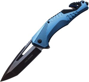 Tac Force Linerlock A/O Tanto - Blue Glass Breaker