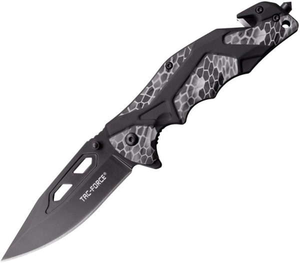 Tac Force Linerlock A/O Camo - Glass Breaker